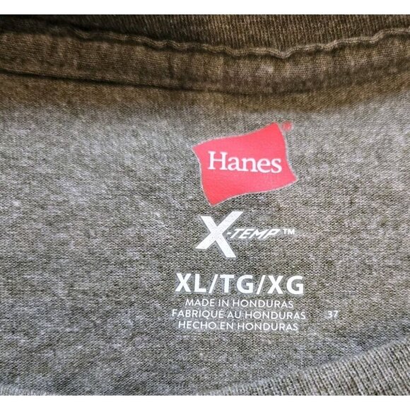 Hanes X Temp Tee Shirt Men XL Wildlife Deer Outdoor Nature Leader Buck Green VT - Picture 7 of 7